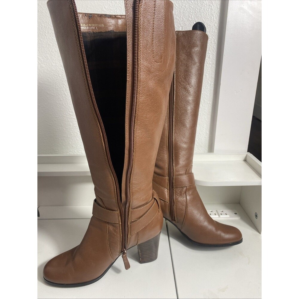 Cole Haan 'Hinckley Boot II' Knee High Sequoia Brown Leather Size 6.5 w01146 - Picture 9 of 16